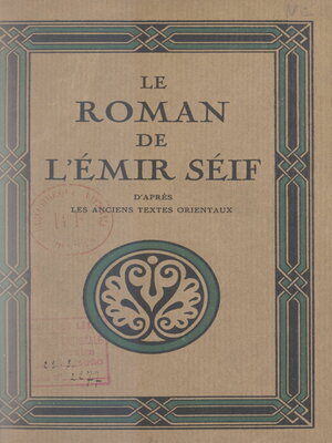cover image of Le roman de l'Émir Séif